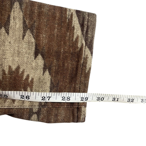 RALPH LAUREN Western Aztec Modern Skinny Jeans Womens Sz 8 Tribal Brown Navajo - Picture 12 of 14